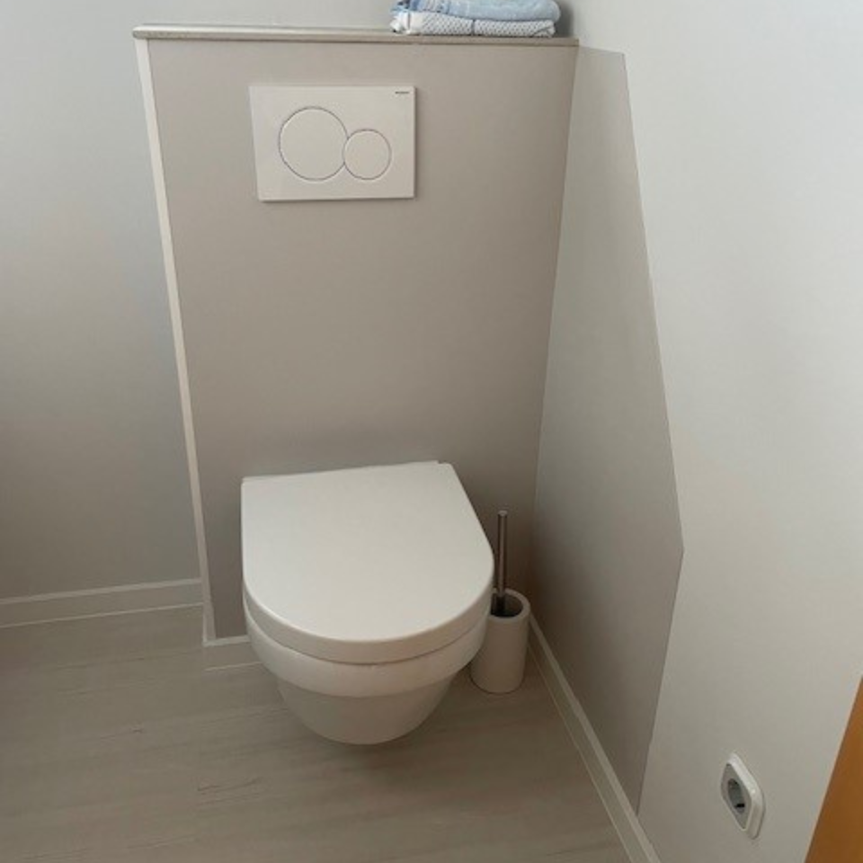 Wandschutz im Bad in Mietwohnung