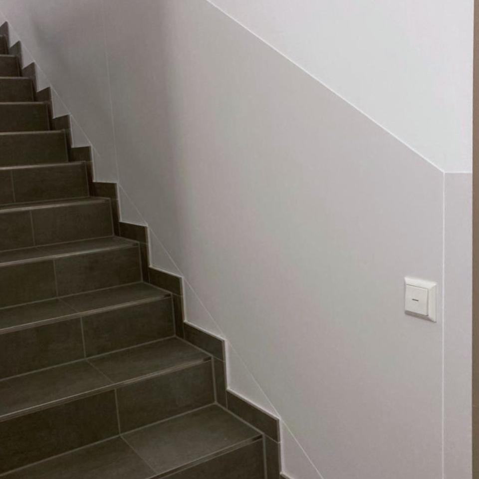 Wandschutz im Treppenaufgang