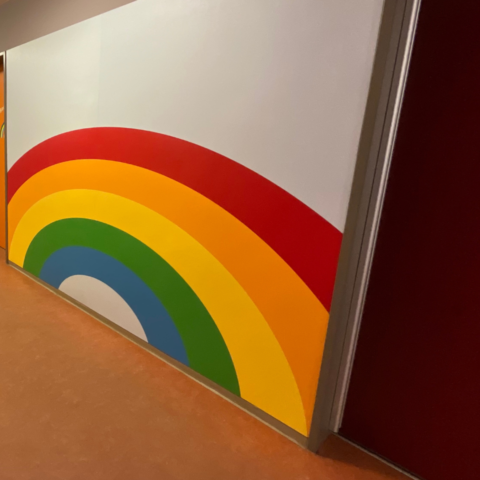 Wandschutz Raupe im Kinderzimmer