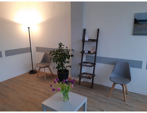 Anlehnschutz im Wartezimmer