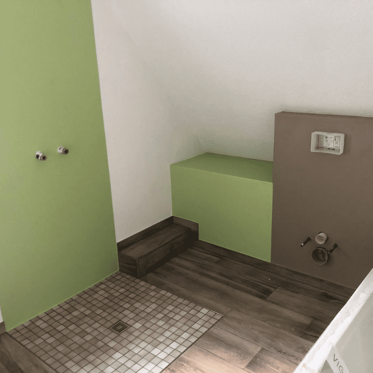 Dusche und WC