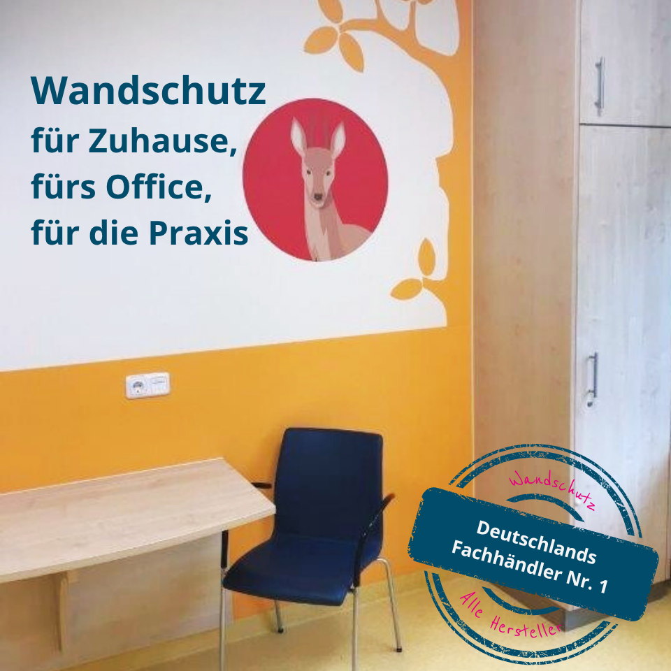 Wandschutz für Zuhause, fürs Office, für die Praxis