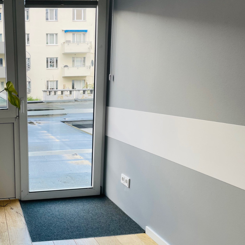 Wandschutz im Eingangsbereich 