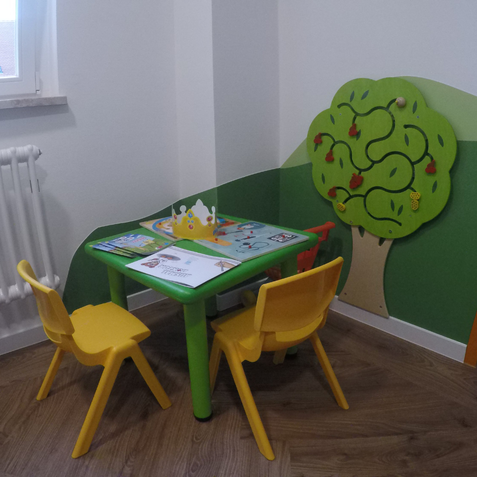 Wandschutz Wartebereich Kinder